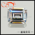 high qulaity white rectangle cubic zirconia for setting